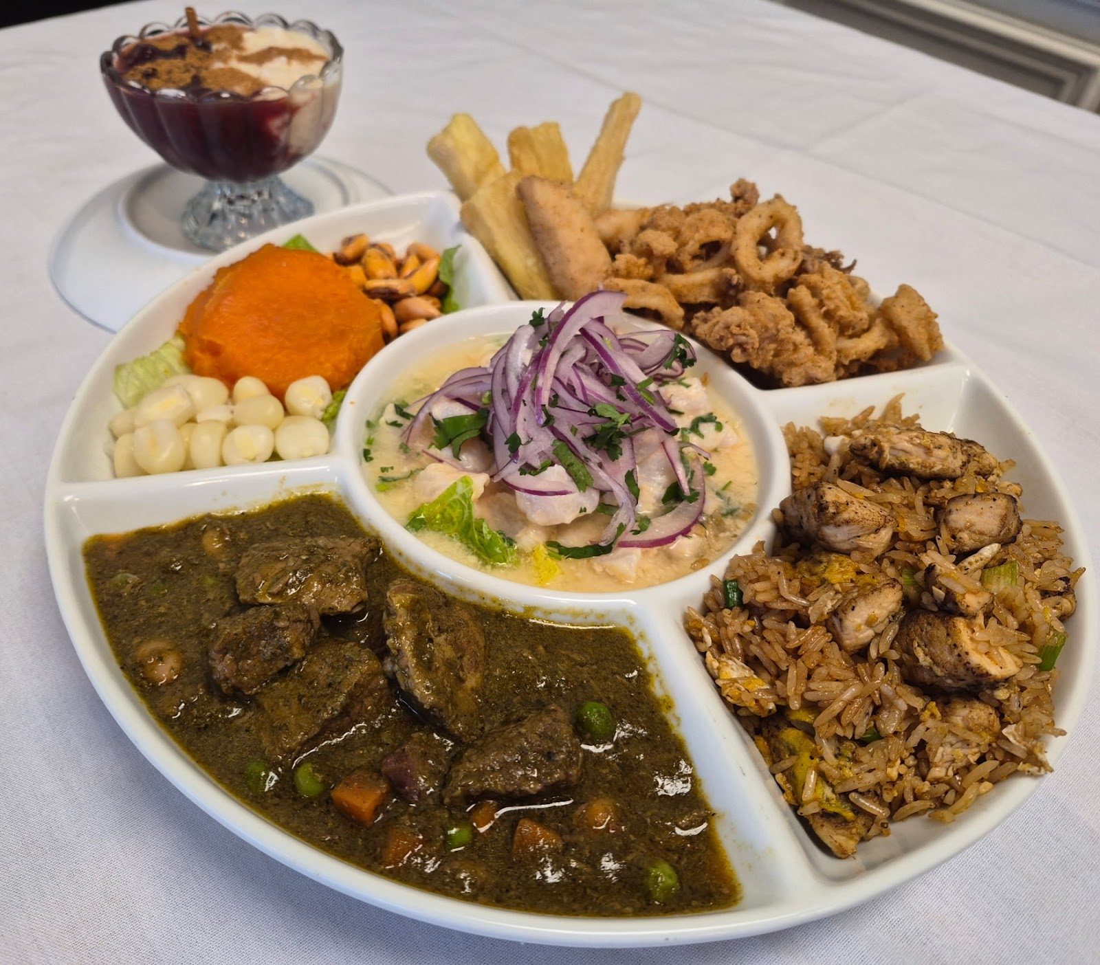 Sampler platter