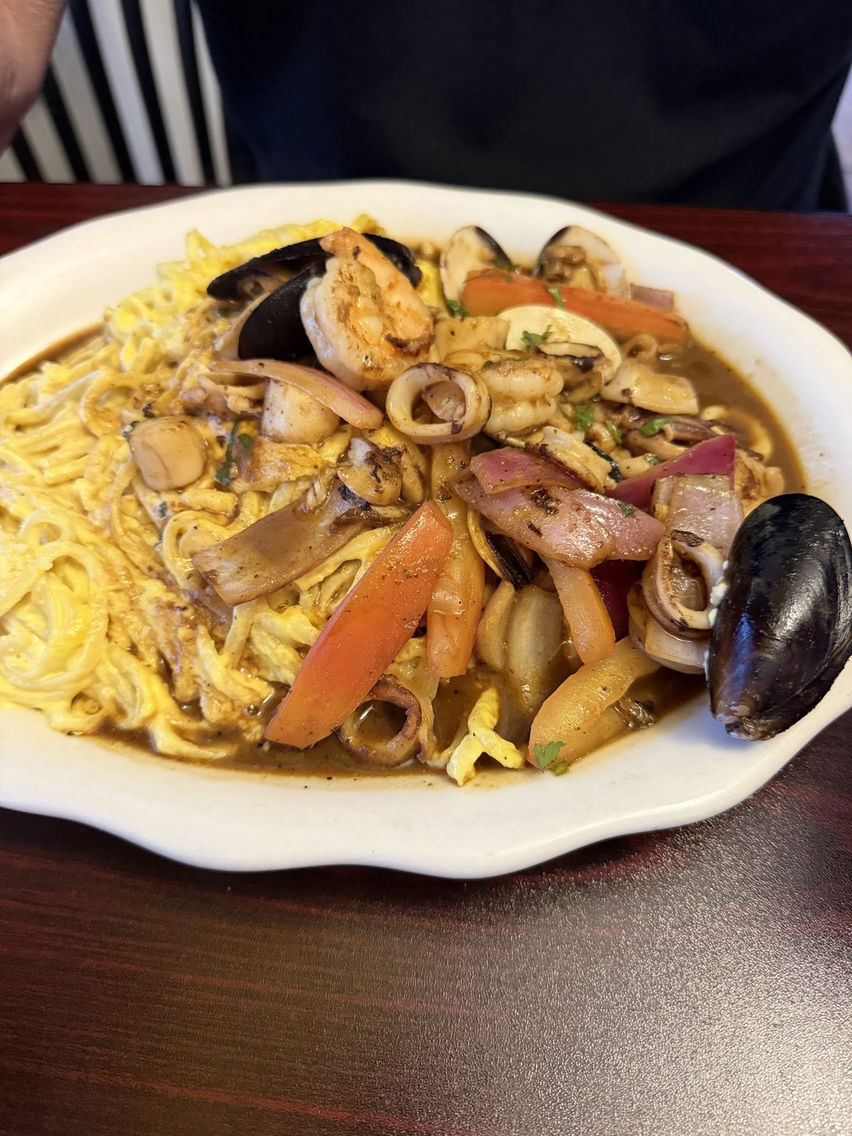 Seafood pasta